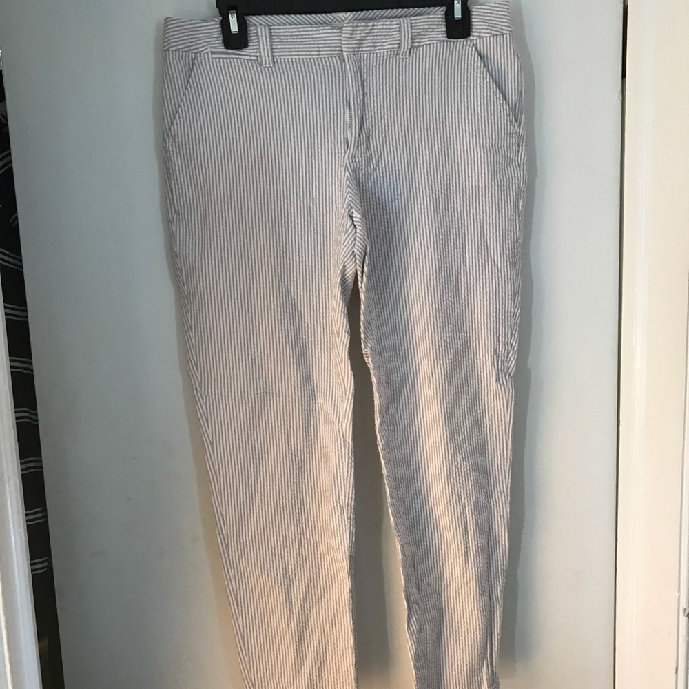 Seersucker slacks